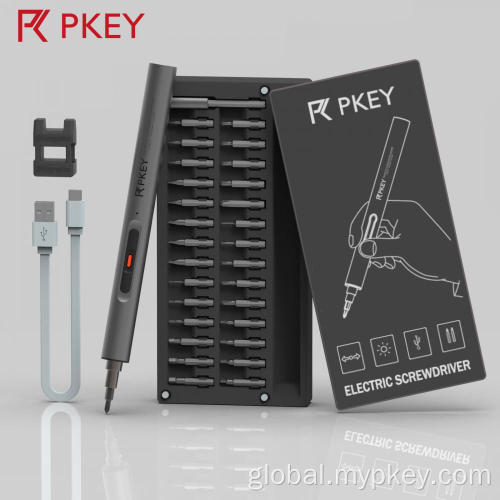 OEM Customization of Electric Tools PKEY Precision Cordless Electric screwdriver Sets Factory